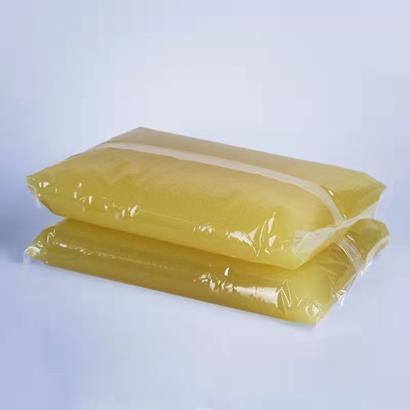 Translucent Amber Hot Melt Jelly Glue For Semi Auto Rigid Box Making Machine